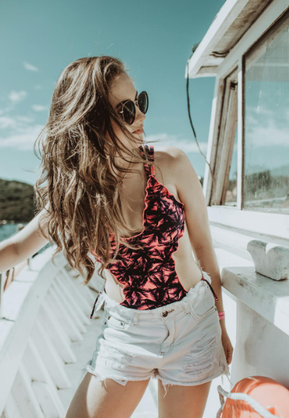 Tropical Escape: Palm-Print Shirts and White Shorts for Sun-Kissed Days