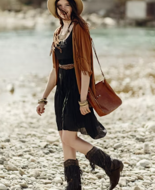 Chic & Simple: Slip Dresses and Leather Sandals for Classic Summer Cool