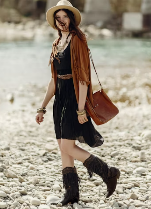 Chic & Simple: Slip Dresses and Leather Sandals for Classic Summer Cool