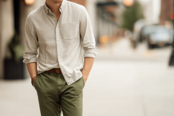 Morning Commute Ease: Crisp Shirts and Relaxed Trousers for Busy Days
